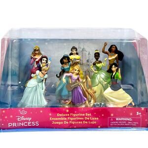 Disney Princess Deluxe 9-Piece Figurine Play Set Sealed New in Box